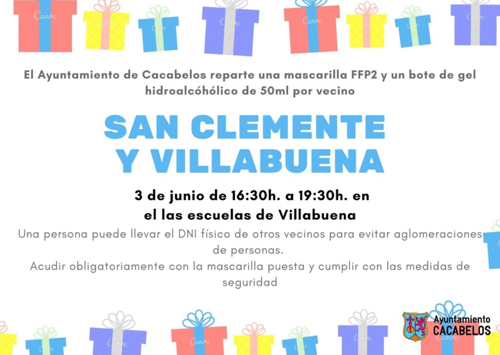 Reparto gratuito de mascarillas FFP-2 y gel higienizante en todo el municipio 3