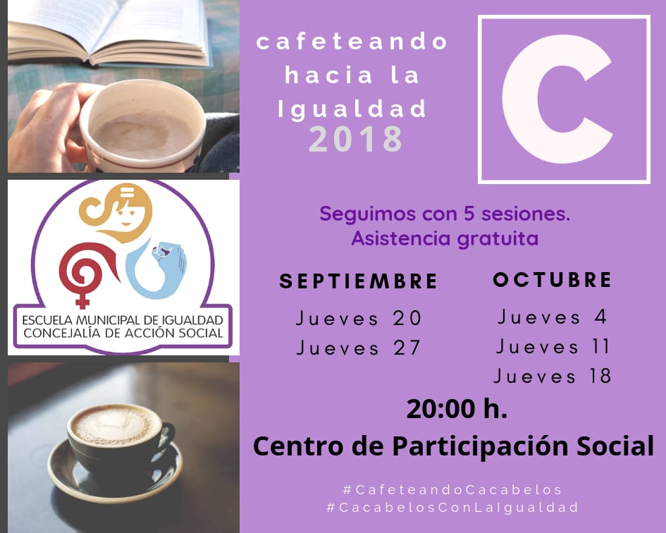 Cartel cafeteando hacia la igualdad18