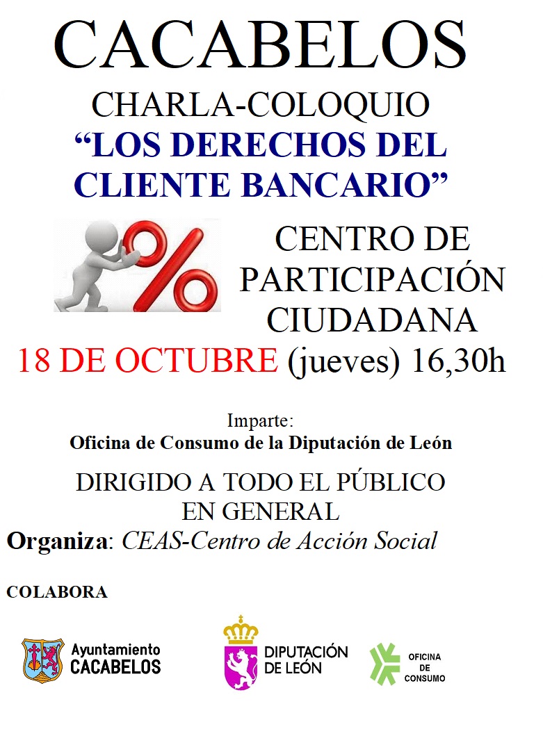 Cartel charla coloquio