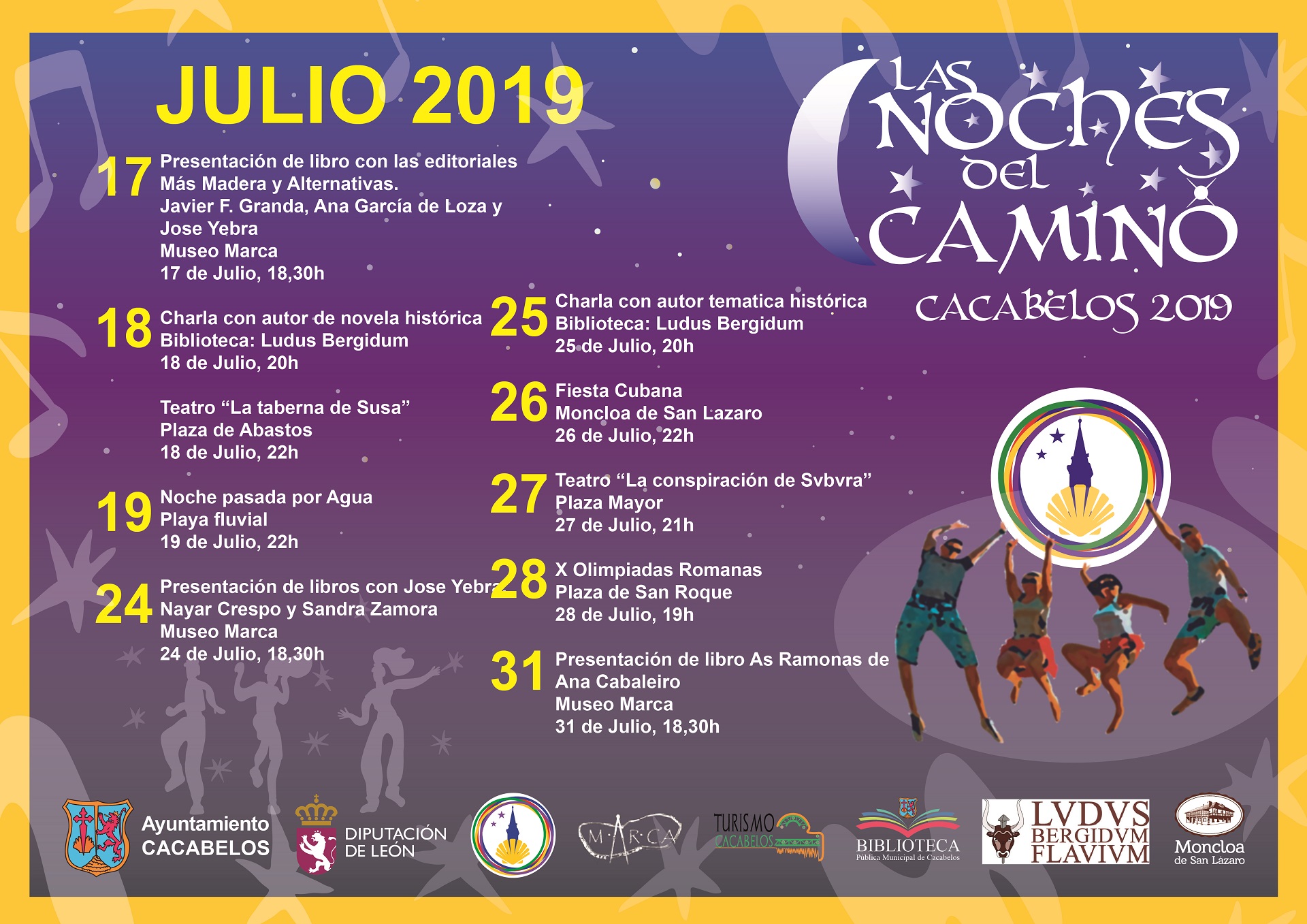 Cartel de julio, noches del camino