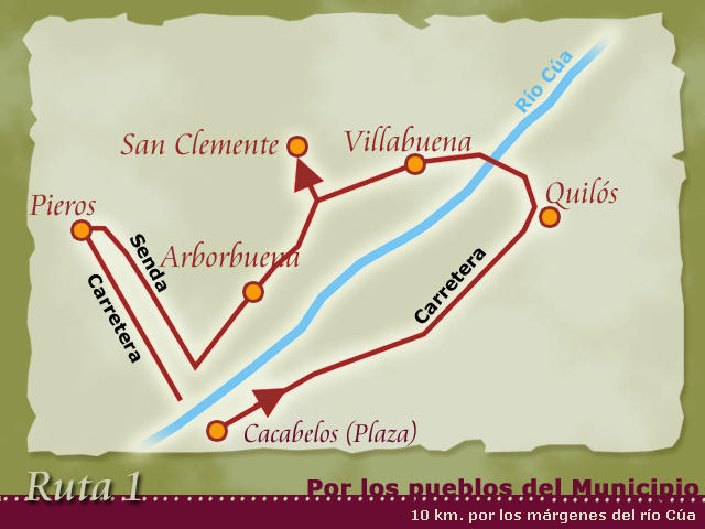 RUTA 1- Por los pueblos del municipio